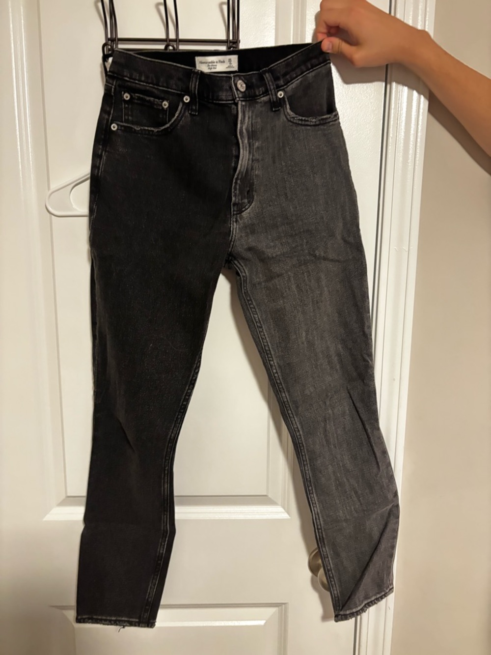 Abercrombie & Fitch Black High-Rise 'The Skinny' Jeans